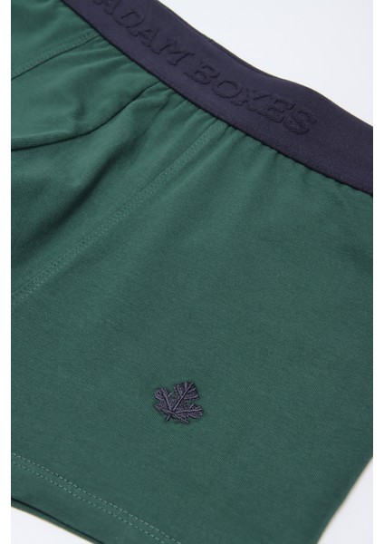 Boxer Trunk Neo-Gracia 3'lü Paket - Koyu Yeşil fırsatları