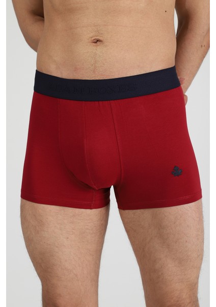 Boxer Trunk Neo-Gracia 3'lü Paket - Bordo fiyatları
