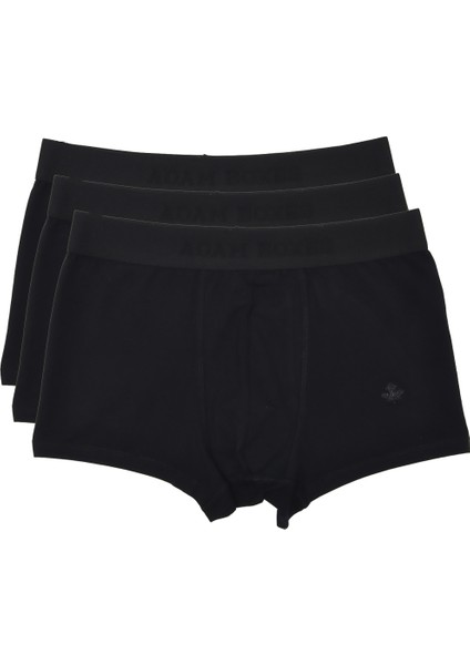 Boxer Trunk Neo-Cosy 3'lü Paket - Siyah