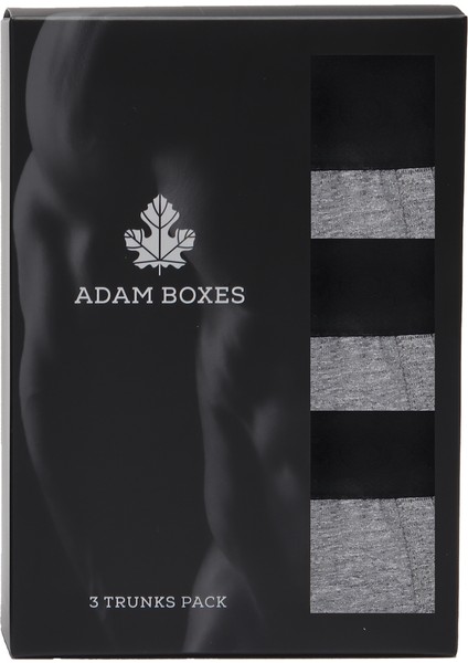 Boxer Trunk Neo-Cosy 3'lü Paket - Antrasit indirimleri