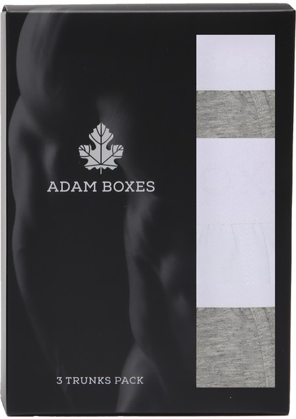 Boxer Trunk Neo-Cosy 3'lü Paket - Gri, Beyaz indirimleri