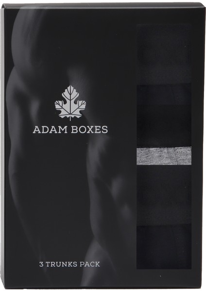 Boxer Trunk Neo-Cosy 3'lü Paket - Antrasit, Siyah indirimleri