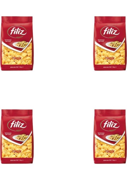 Yüksük Makarna 500 gr x 4'lü