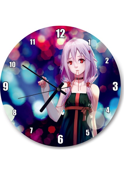 Cakatablo Anime Yalnız Hisseden Kız Duvar Saati
