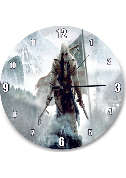Cakatablo Assassins Creed Kadın Suikastçi Duvar Saati