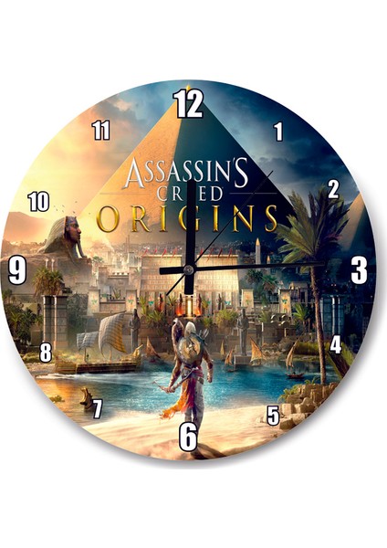 Cakatablo Assassins Creed Origins Egypt Duvar Saati