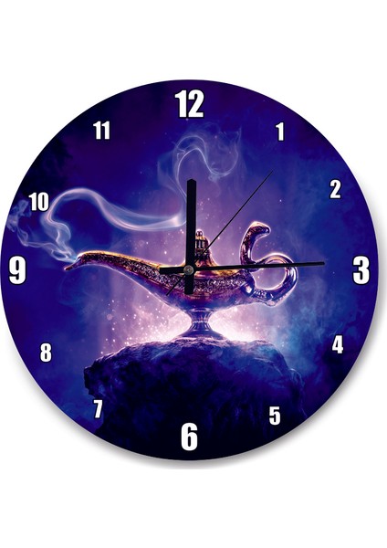 Cakatablo Aladdin'in Sihirli Lambası Duvar Saati