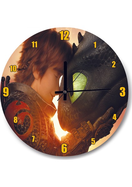 Cakatablo Ejderhanı Nasıl Eğitirsin 3 Duvar Saati