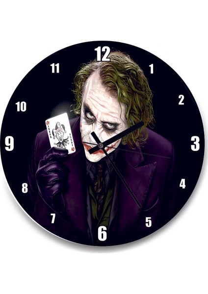 Cakatablo Joker Heath Ledger Duvar Saati