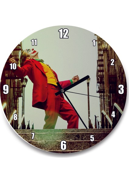 Cakatablo Joker Merdivenlerde Duvar Saati