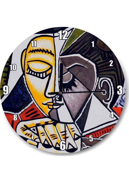 Cakatablo Femme Lisant Head Woman Reading 1953 By Pablo Picasso Duvar Saati