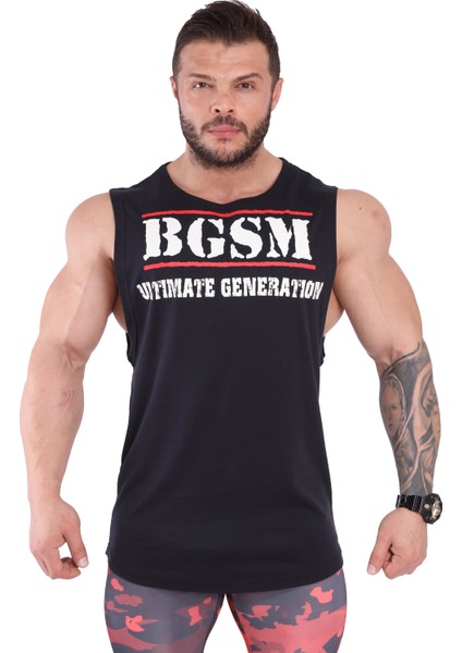 Fitness Spor Atlet Kolsuz Oversize Antrenman Üstü Big Sam 2318