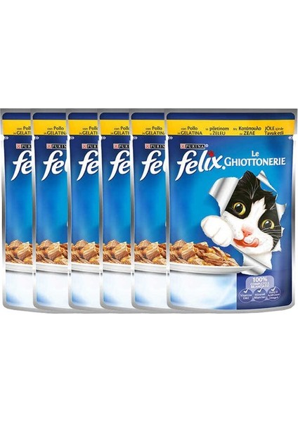 Tavuklu Yaş Kedi Maması 85 gr x 6 Adet