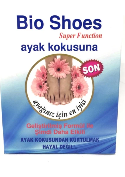 Bio Shoes Ayak Kokusu Giderici 120 Gün Etkili Koku Önleyici Bay Bayan Ayakabı İçi Kokusunu Giderir