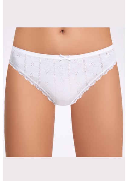 Ilke 273 Jakarlı, Dantelli, Bikini Külot