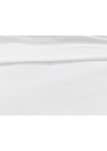 Cool Stripe Soft Touch Tek Kişilik Pike Seti 150 x 220 cm Beyaz