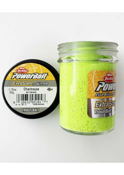 Power Bait Extra Scent Glitter - Chartreuse
