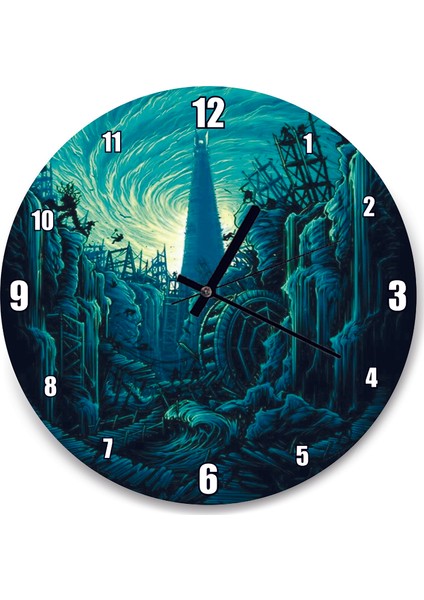Cakatablo Yüzüklerin Efendisi Orta Dünya Duvar Saati