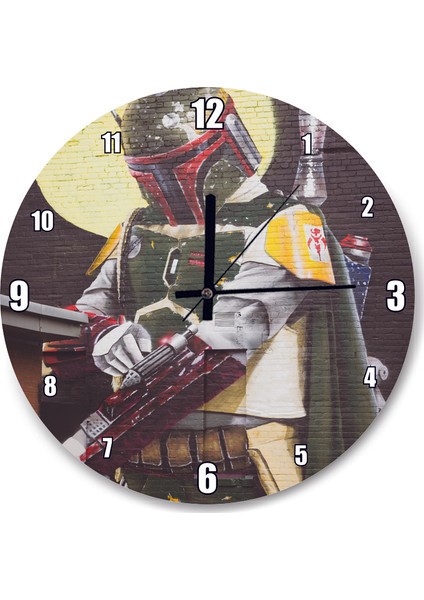 Cakatablo Star Wars Asker Duvar Saati