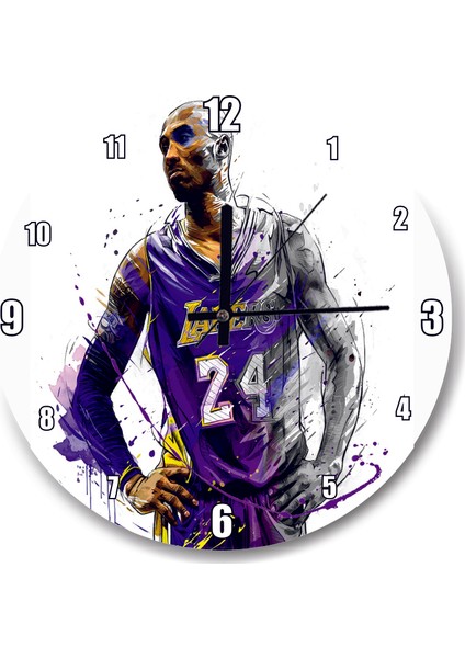 Cakatablo Kobe Bryant Duvar Saati