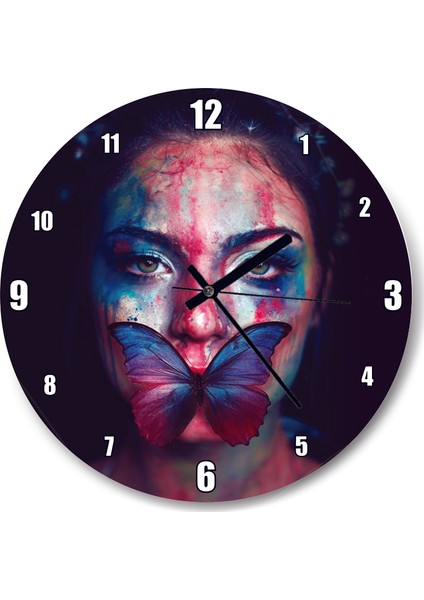 Cakatablo Kadın Şiddetsizlik ve Barış Tema Duvar Saati