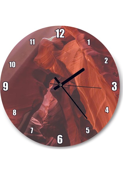 Cakatablo Buzul ve Kayalar Duvar Saati