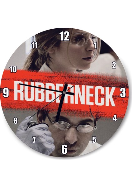Cakatablo Rubberneck Film Afiş Duvar Saati