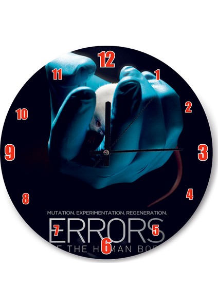 Cakatablo Errors Of The Human Body 2012 Duvar Saati