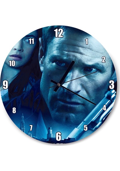 Cakatablo Erased Film Poster Duvar Saati