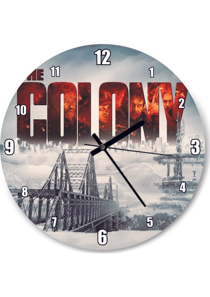 Cakatablo Coloni Film Afiş Duvar Saati