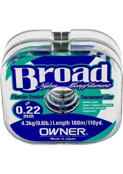 Broad Monofilament Misina 100M