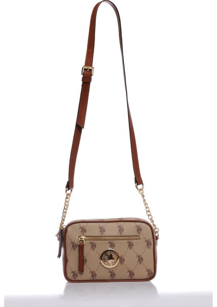 US8704 K.bej Kadın Çapraz Çanta