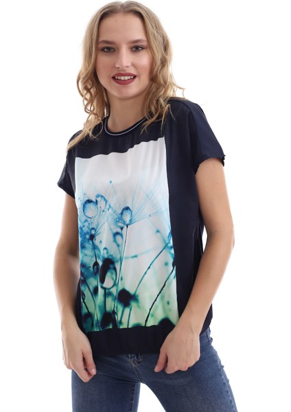 Kadın Eteği Lastikli Baskılı T-Shirt fiyatları