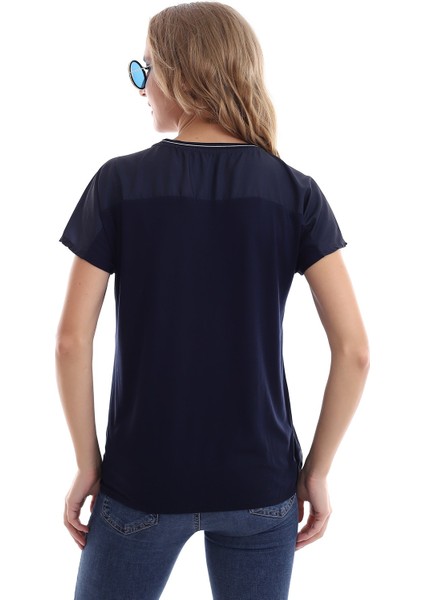 Kadın Eteği Lastikli Baskılı T-Shirt indirimleri