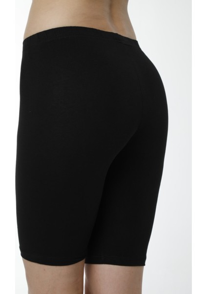 4007 3'lü Diz Üstü Kapri Tayt - Siyah fiyatları