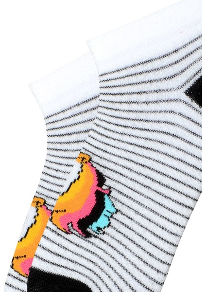 6'lı Unicorn Desen Çocuk Patik Çorap