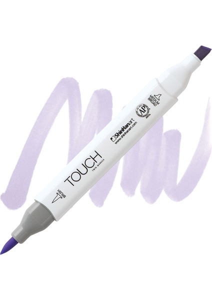 Shinhan : Twin Brush Marker : Fırça Uçlu Markör Kalem : Dark Blue Light : PB75
