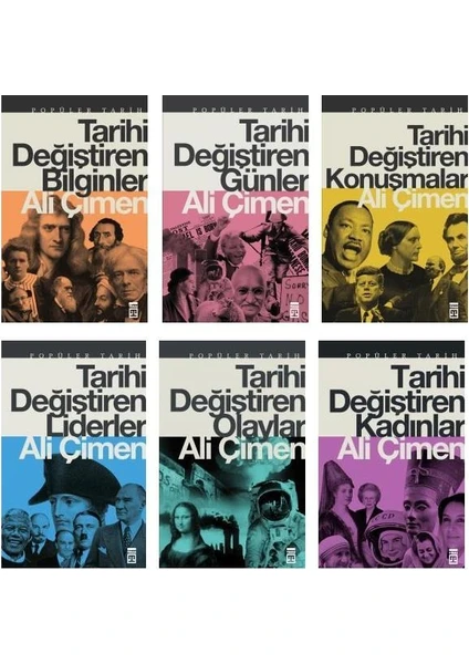 Ali Çimen Tarihi Değiştiren Seti 6 Kitap