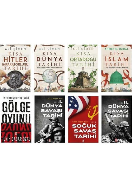 Kısa Dünya Tarihi Seti 8 Kitap