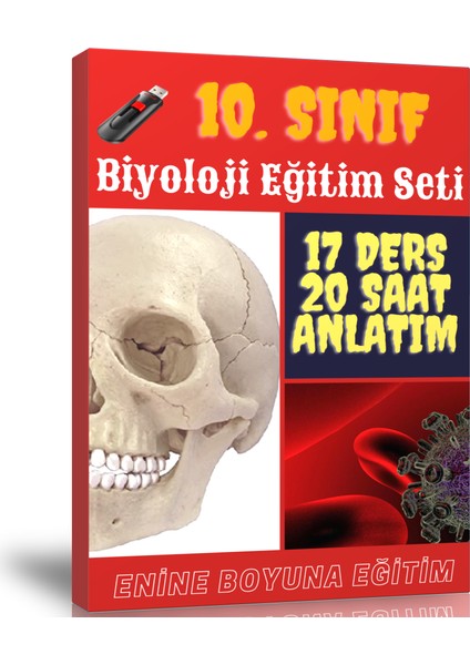 10. Sınıf Biyoloji Görüntülü Eğitim Seti (17 Ders – 20 Saatlik Anlatım)