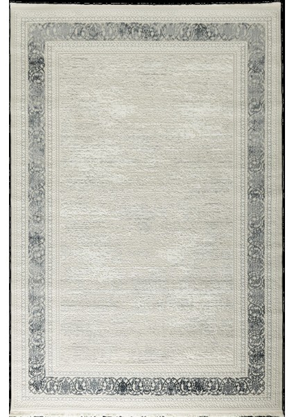 Mabeyn 12904 Krem Gri Tuğra Halı Salon Halısı