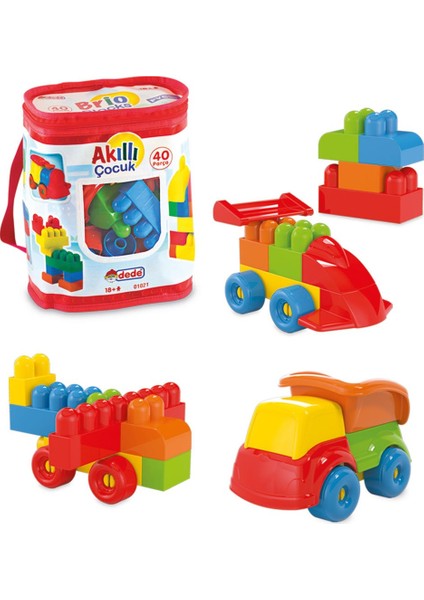 01021 Akıllı Çocuk Blokları 40 Parça