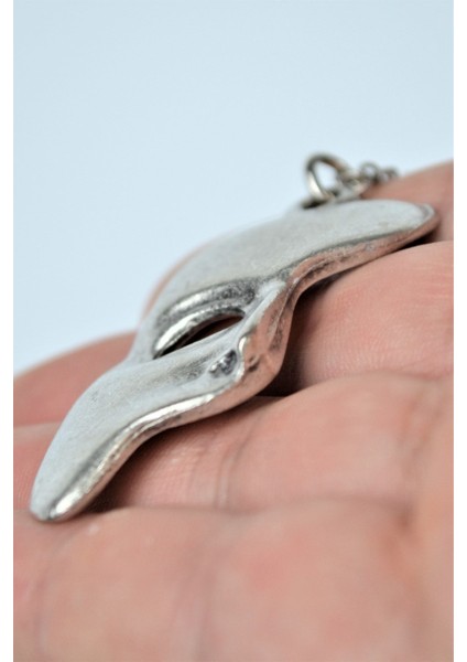 The Phantom Of The Opera Maske Eskitme Antik Gümüş Kaplama Erkek Kadın Kolye indirimleri