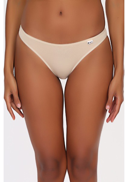 0715 Kadın 6'lı Paket Likralı Elastan Bikini Külot