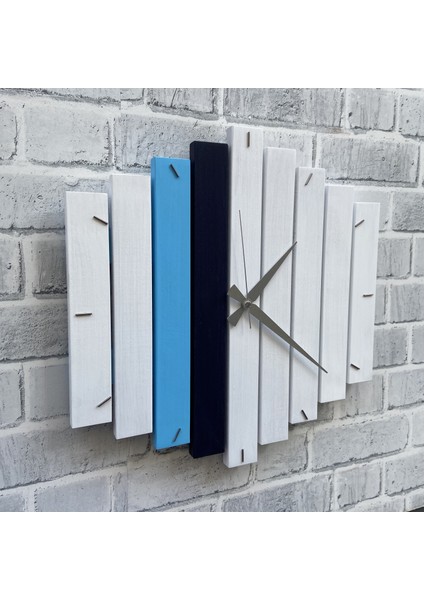katre Dizayn Doğal Ahşap Geotmetrik Duvar Saati 40X40 cm fiyatları
