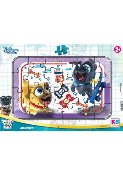 Puppy Dog Pals Bingo ve Rolinin Maceraları Frame Puzzle/yapboz 12 Parça