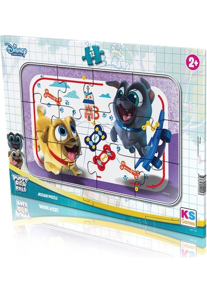 Puppy Dog Pals Bingo ve Rolinin Maceraları Frame Puzzle/yapboz 12 Parça