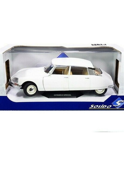1:18 Citroen D 1972 Model Beyaz