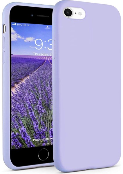 Apple iPhone 7 / 8 / Se 2020 Lansman Silikon Kılıf Lila