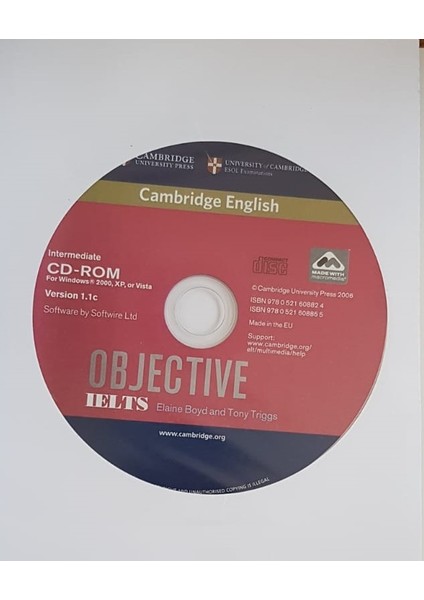 Cambridge University Press Objective IELTS intermediate Student's Book + Workbook With Answers & CD Rom